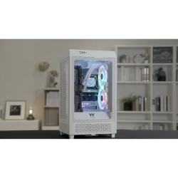 Buy Thermaltake The Tower 200 Snow - White Mini-ITX Mini Tower Case - 380mm GPU,... in Cyprus, Nicosia, Limassol, Larnaka, Pafos