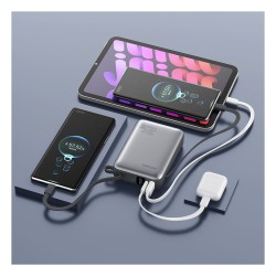 4smarts Powerbank Pocket Dual Cord 20000mAh 22.5W. spacegrau — Buy in Cyprus with Fast Delivery