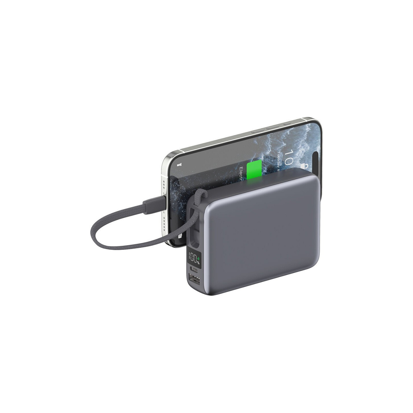4smarts Powerbank Pocket Dual Cord 20000mAh 22.5W. spacegrau — Buy in Cyprus with Fast Delivery