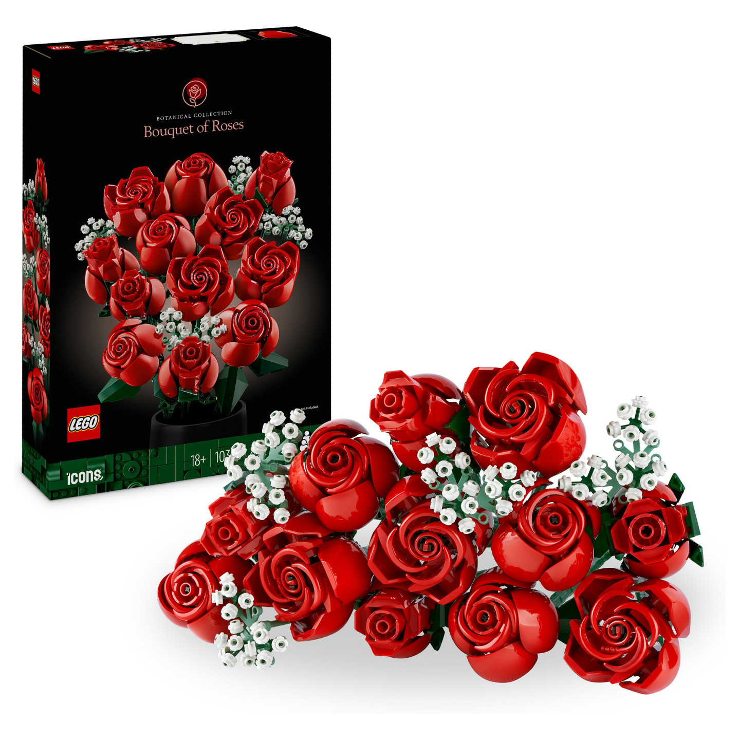 LEGO Icons Rosenstrauß 10328 — Buy in Cyprus with Fast Delivery