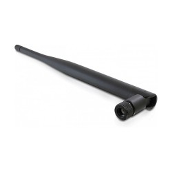 Delock WLAN 802.11 ac a b g n Antenne RP-SMA Stecker 4 - 5 dBi omnidirektional mit Kippgelenk schwarz
