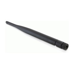 Delock WLAN 802.11 ac a b g n Antenne RP-SMA Stecker 4 - 5 dBi omnidirektional mit Kippgelenk schwarz