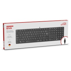 Speedlink Tastatur RIVA Slim Metal Scissor. schwarz retail — Buy in Cyprus with Fast Delivery