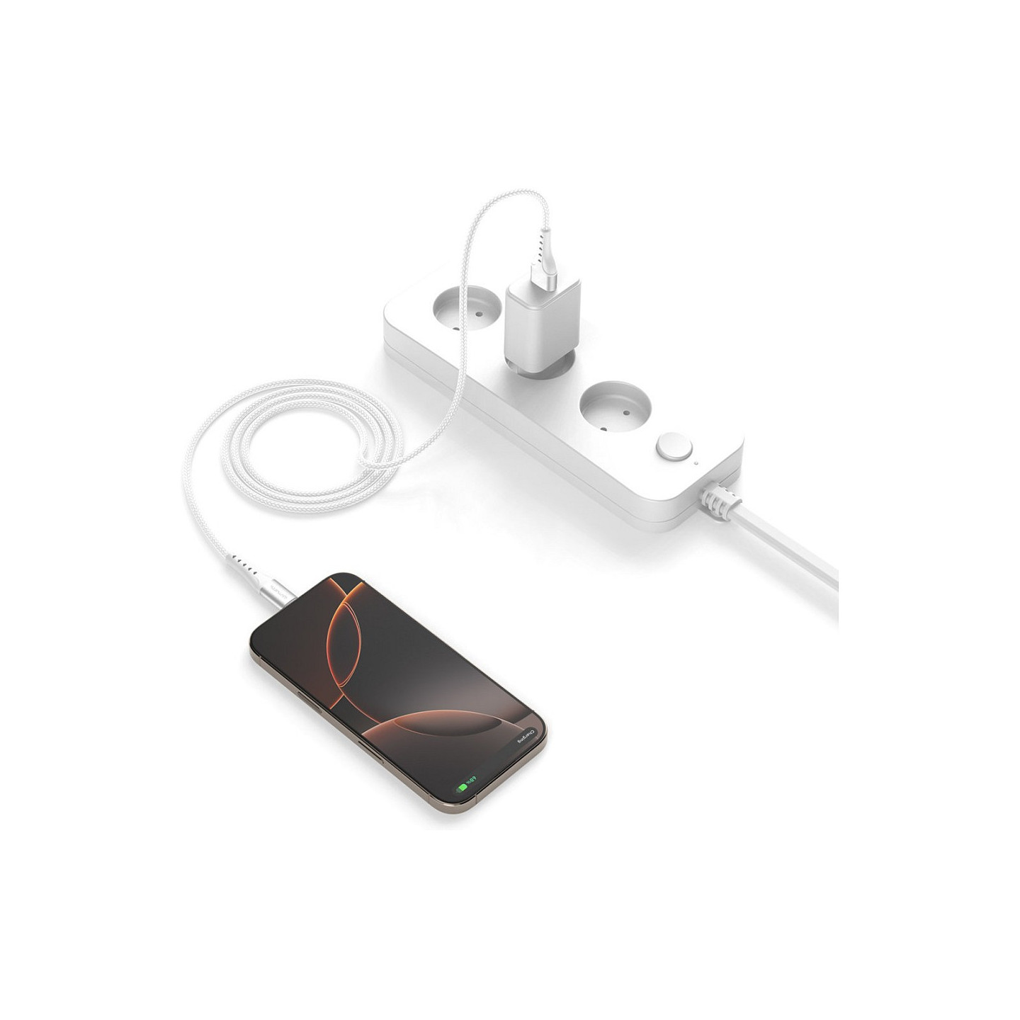 4smarts USB-A auf USB-C Kabel PrimeCord 18W 1.5m. weiss — Buy in Cyprus with Fast Delivery