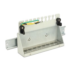 Delock Keystone Desktop Patchpanel 8 Port grau — Buy in Cyprus with Fast Delivery