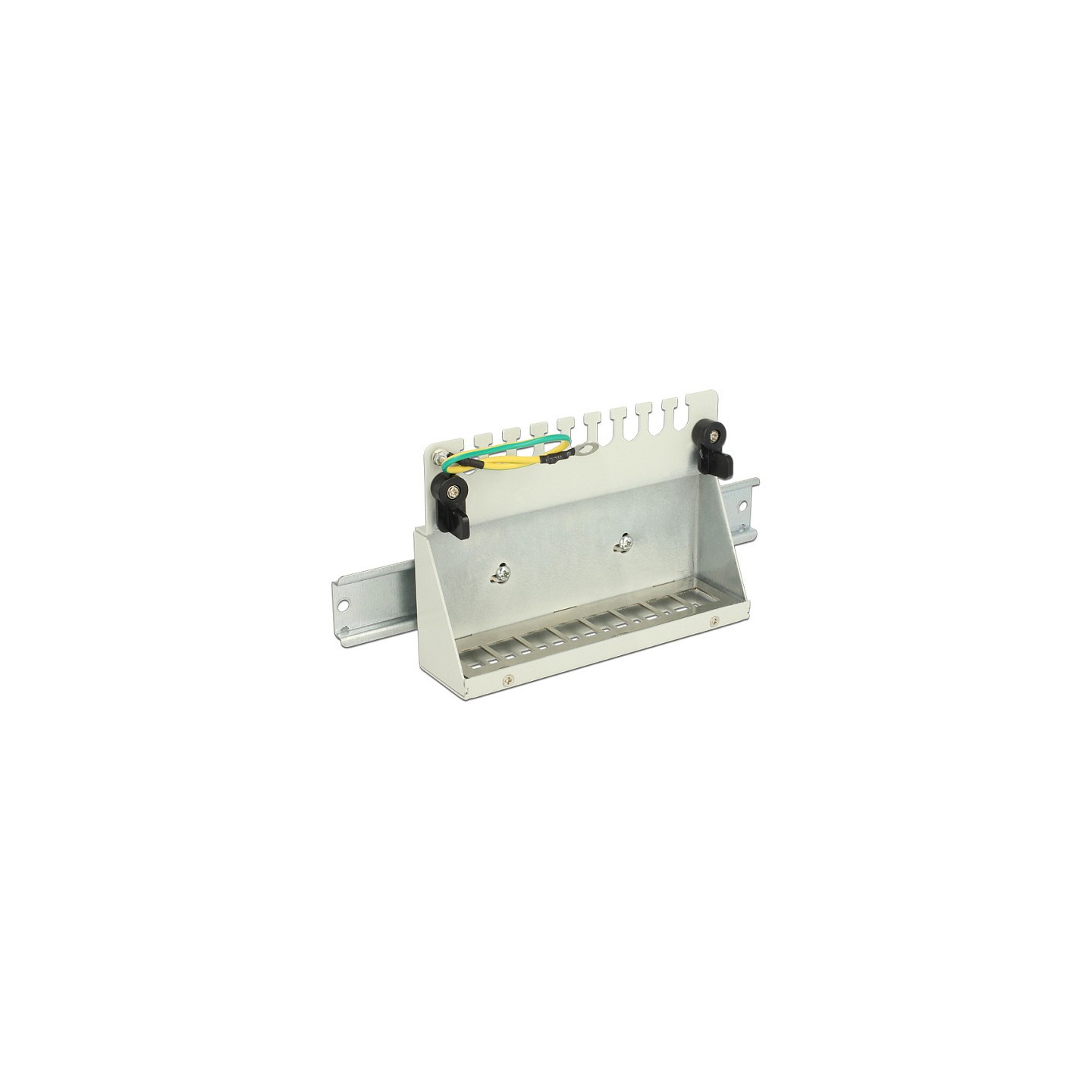 Delock Keystone Desktop Patchpanel 8 Port grau — Buy in Cyprus with Fast Delivery