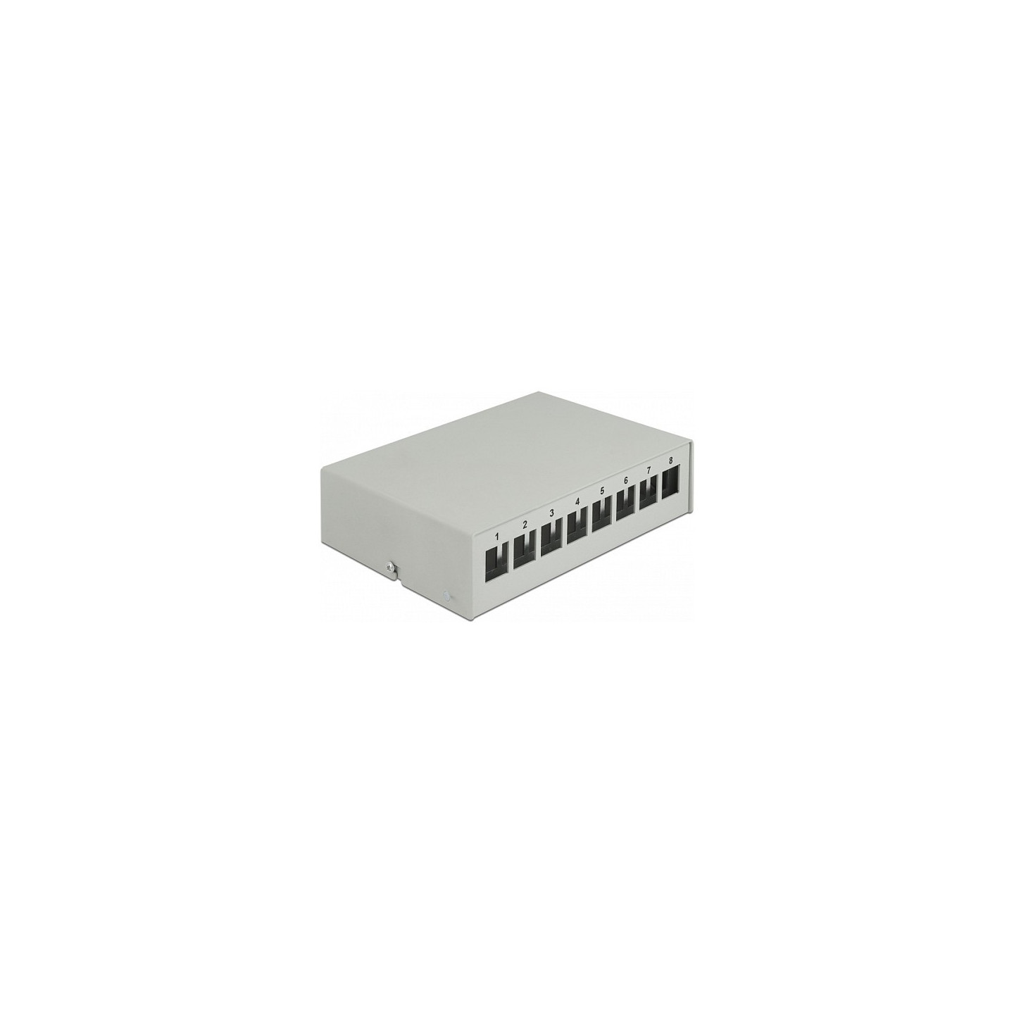 Delock Keystone Patchpanel 8 Port grau — Buy in Cyprus with Fast Delivery