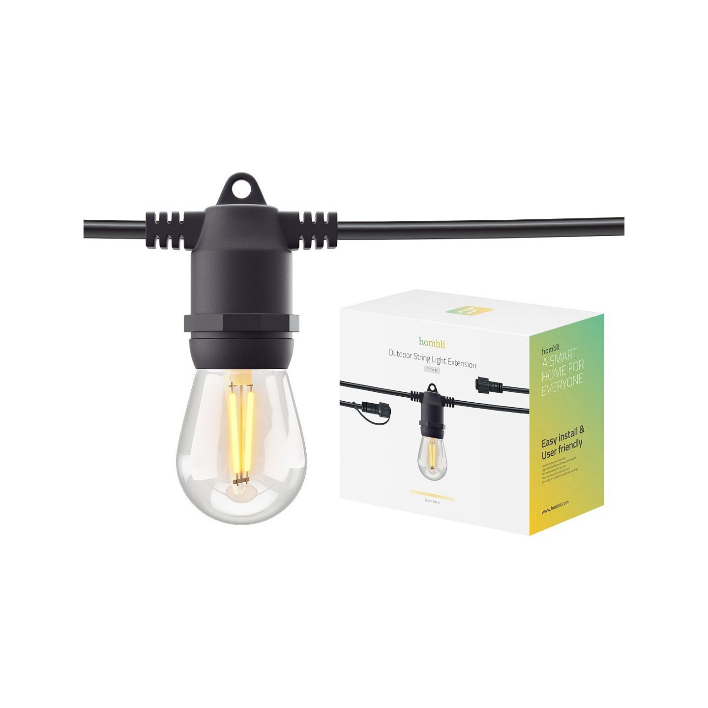 Hombli smarte outdoor Lichterkette 5m Verlängerung — Buy in Cyprus with Fast Delivery