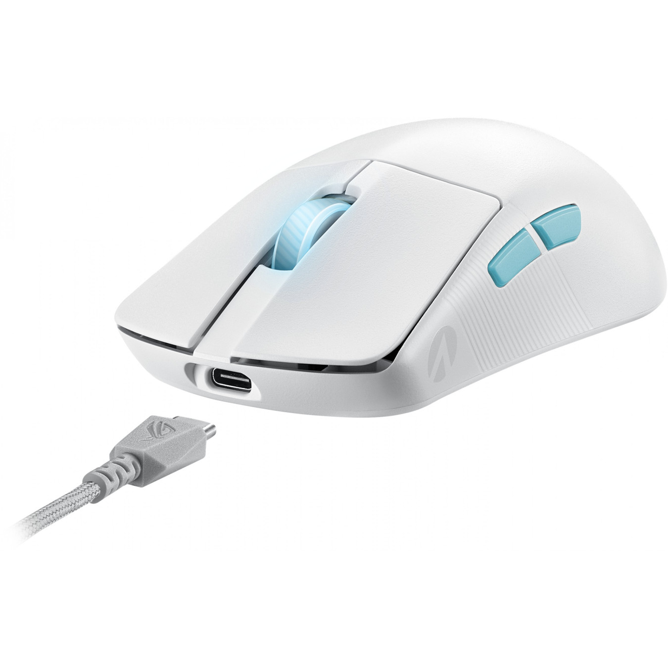 ASUS ROG Harpe Ace Aim Lab Edition - Ambidextrous 36,000 DPI Tri-Mode Wireless (White) — Buy in Cyprus with Fast Delivery