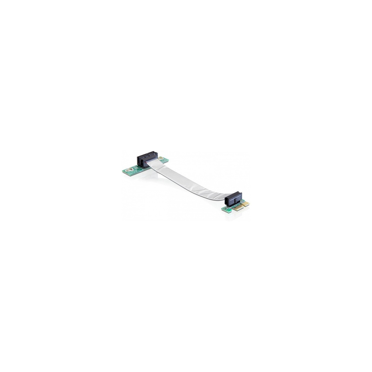 Delock Riser Karte PCI Express x1 to x1 mit flexiblem Kabel 13 cm links gerichtet — Buy in Cyprus with Fast Delivery