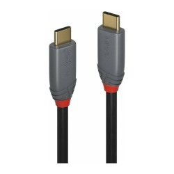 LINDY USB 3.2 Kabel Typ C C 5A PD Anthra Line M M 2m — Buy in Cyprus with Fast Delivery