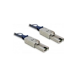 Delock Angeschlossenes externes SCSI (SAS)-Kabel (seriell) - 4x Shielded Mini MultiLane SAS (SFF-8088). 26-polig - 4x...