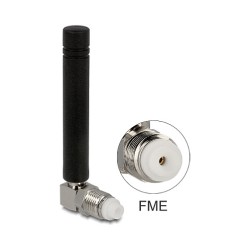 Delock GSM Quadband Antenne FME 2 dBi 90° omnidirektional starr schwarz — Buy in Cyprus with Fast Delivery