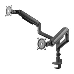 One for all Universal Schwerlast-Monitorarm DM 5210 Dual Heavy Duty (schwarz. fr 43 - 127cm (17' - 50') Monitore)