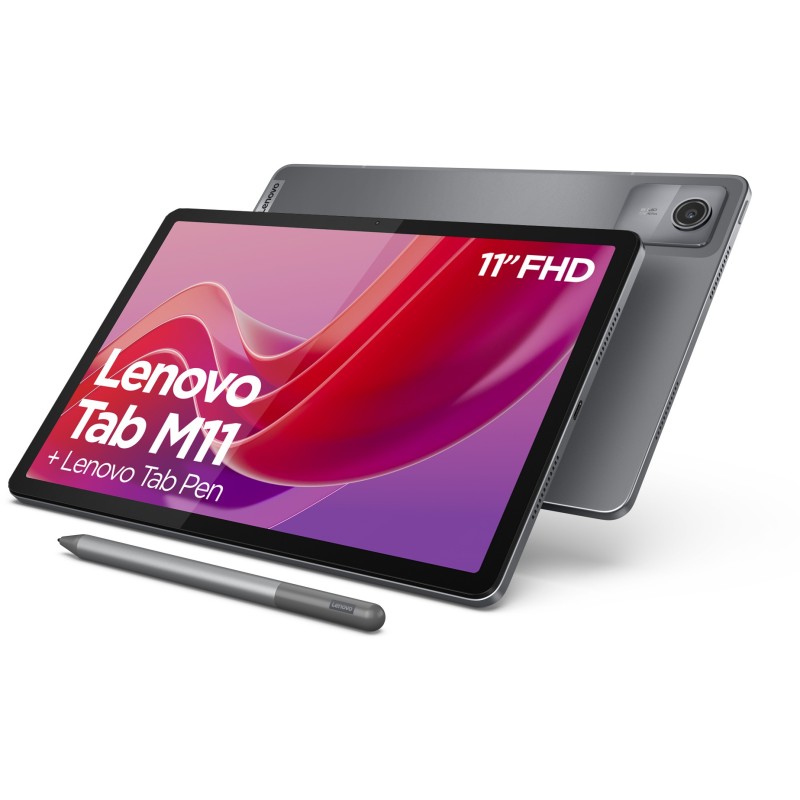 Lenovo Tab M11 - 11" WUXGA, 4GB RAM, 128GB, Helio G88 2.0GHz, Luna Grey, Stylus Included — Buy in Cyprus with Fast Delivery