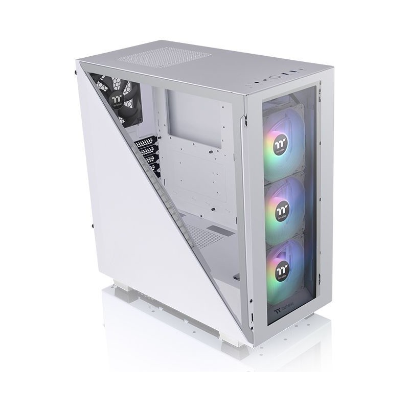 Buy Thermaltake Divider 300 TG Snow ARGB - Mid Tower PC Case, White, Tempered Gl... in Cyprus, Nicosia, Limassol, Larnaka, Pafos