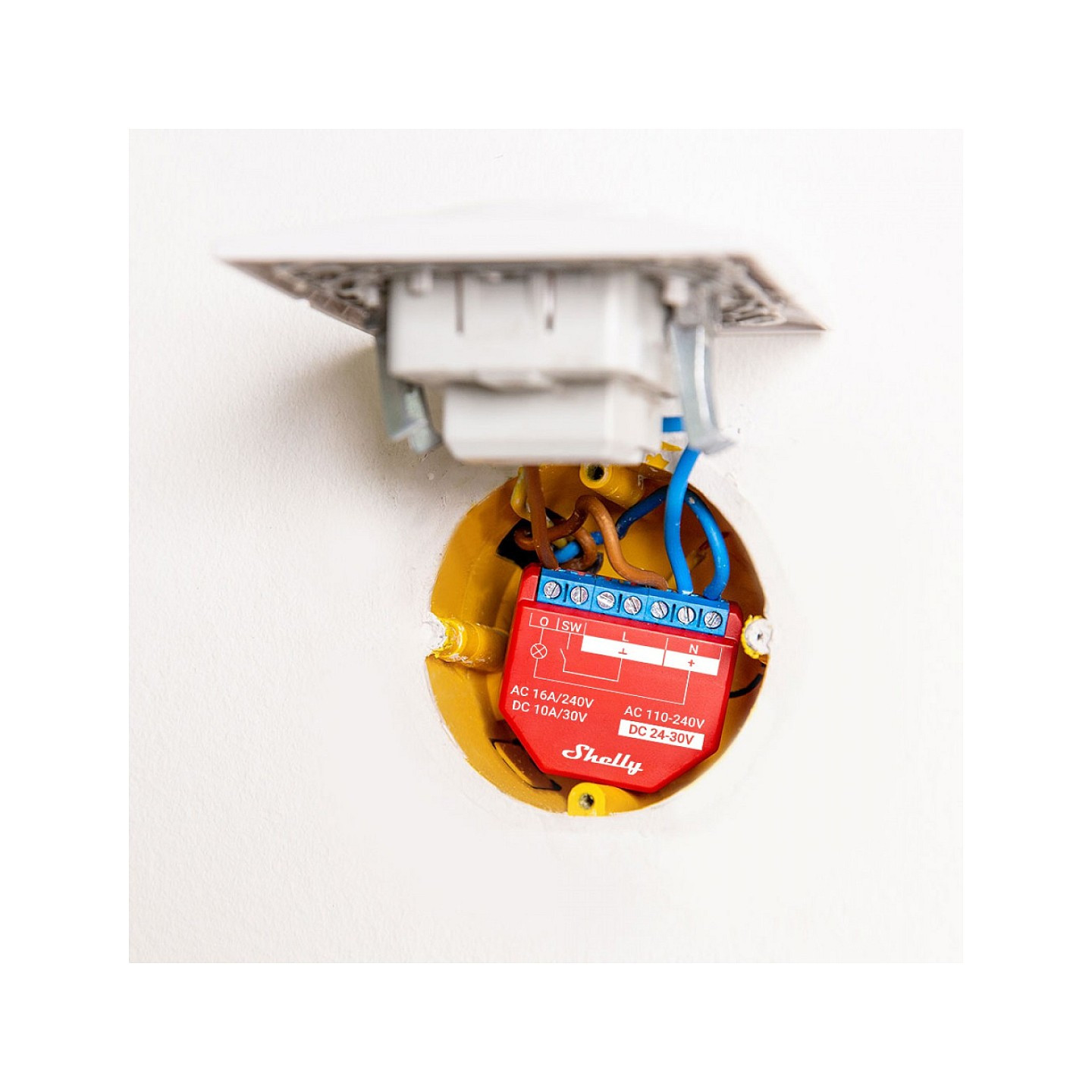 Shelly Relais 'Plus 1PM' WLAN 16A BT Messfunktion Unterputz — Buy in Cyprus with Fast Delivery