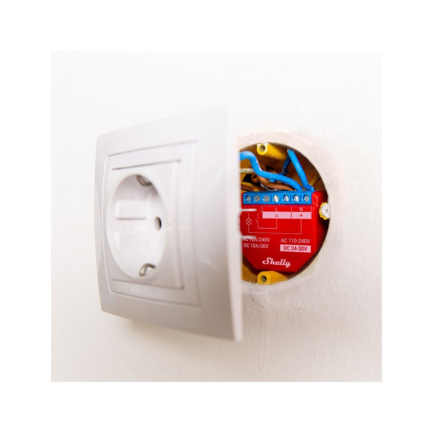 Shelly Relais 'Plus 1PM' WLAN 16A BT Messfunktion Unterputz — Buy in Cyprus with Fast Delivery