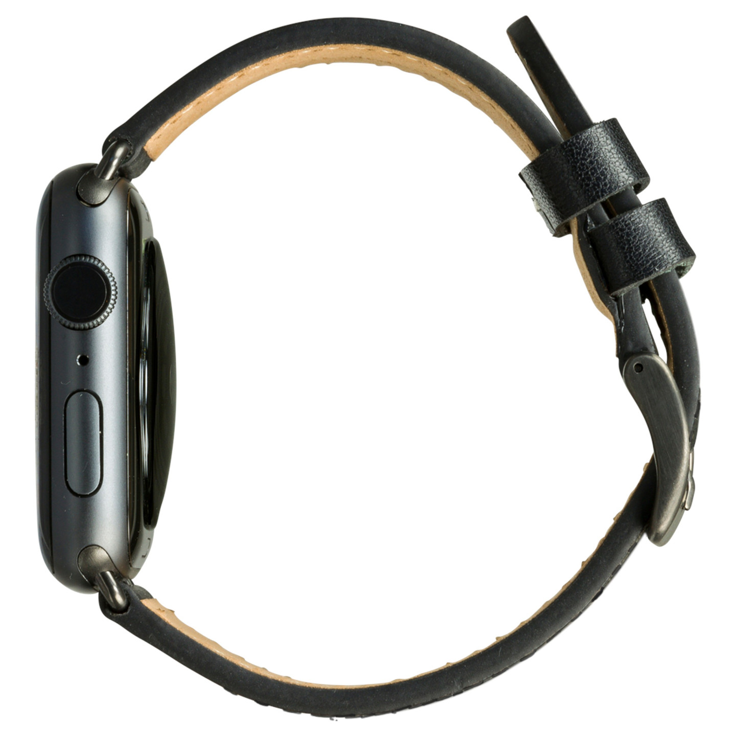 dbramante1928 Copenhagen - Uhrarmband fr Smartwatch - Weltraum grau schwarz - fr Apple Watch Herms Series 9
