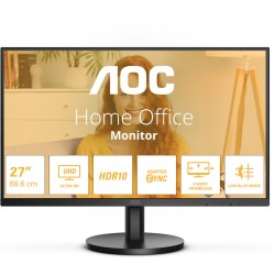 Buy AOC U27B3M - 27in 4K UHD VA Monitor - 60Hz, 4ms, HDR10, Black, VESA in Cyprus, Nicosia, Limassol, Larnaka, Pafos