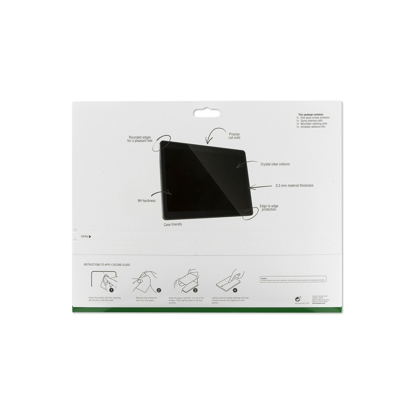 4smarts Second Glass 2.5D fr Samsung Galaxy Tab Active 3 — Buy in Cyprus with Fast Delivery