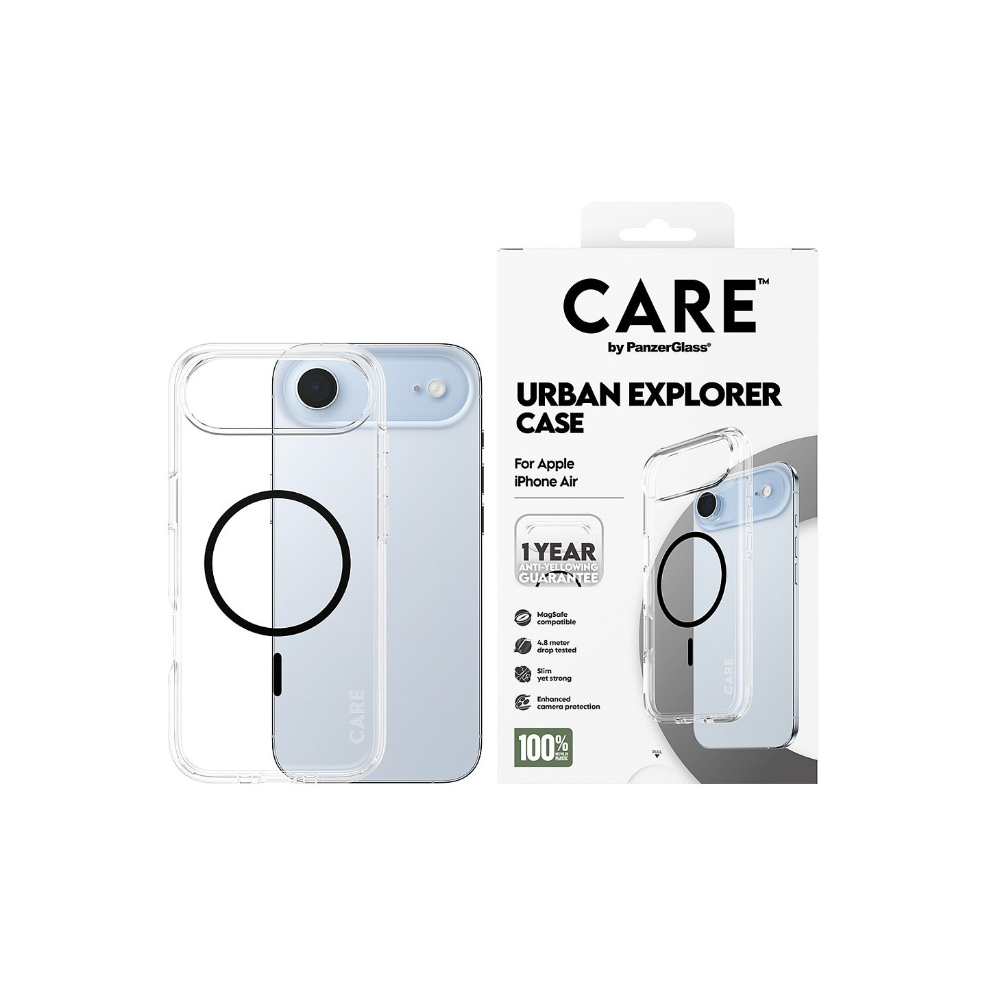 Panzerglass CARE BY FLAGSHIP CASE TRANSPARE — Buy in Cyprus with Fast Delivery