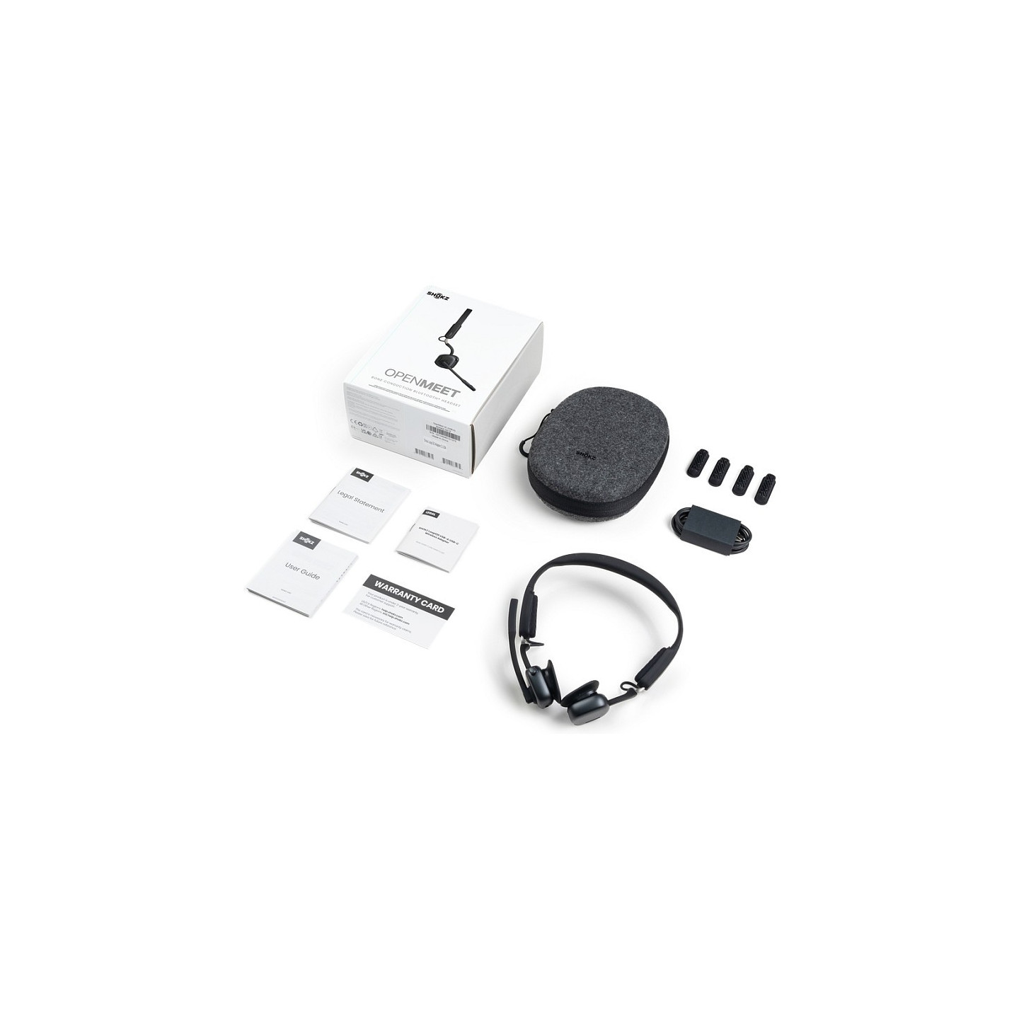 SHOKZ OPENMEET Bluetooth Knochenschall Headset USB C Port — Buy in Cyprus with Fast Delivery