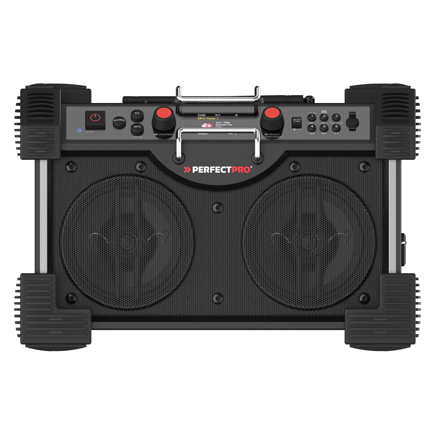 PerfectPro ROCKHART 18V Baustellenradio — Buy in Cyprus with Fast Delivery