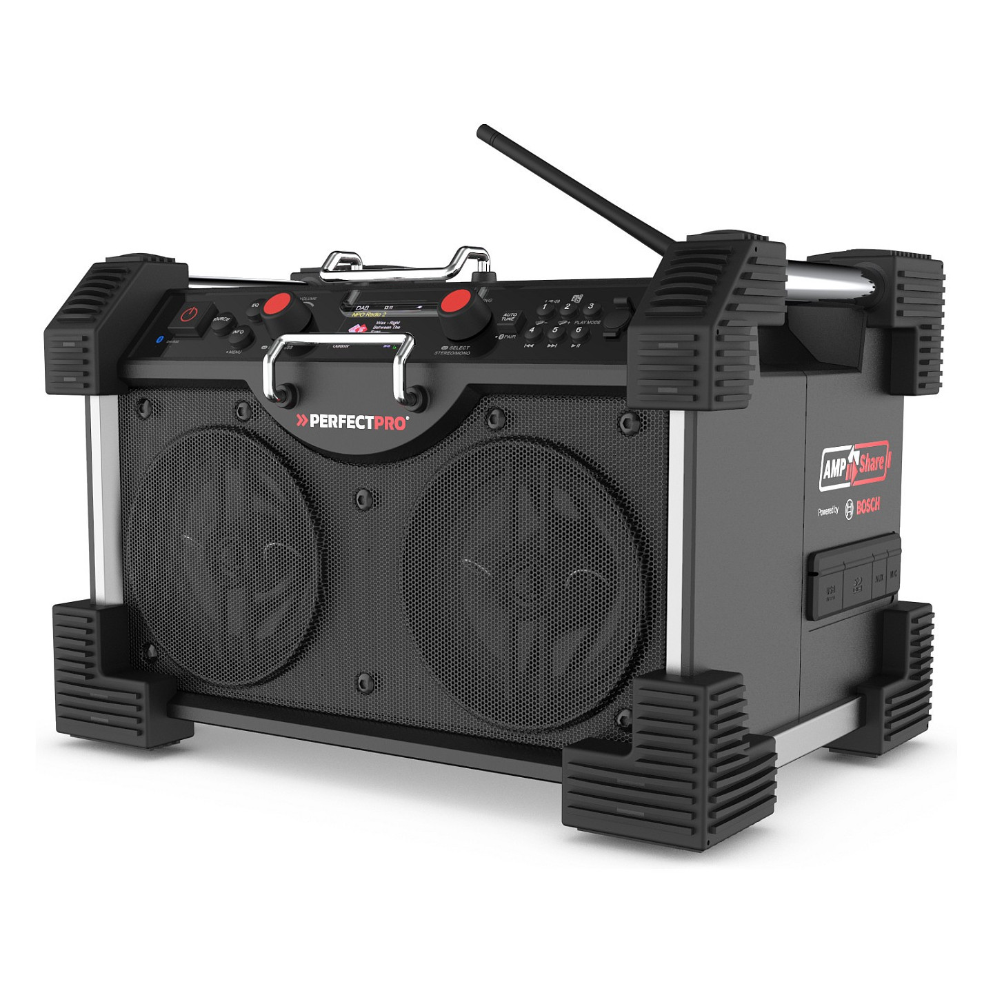 PerfectPro ROCKHART 18V Baustellenradio — Buy in Cyprus with Fast Delivery