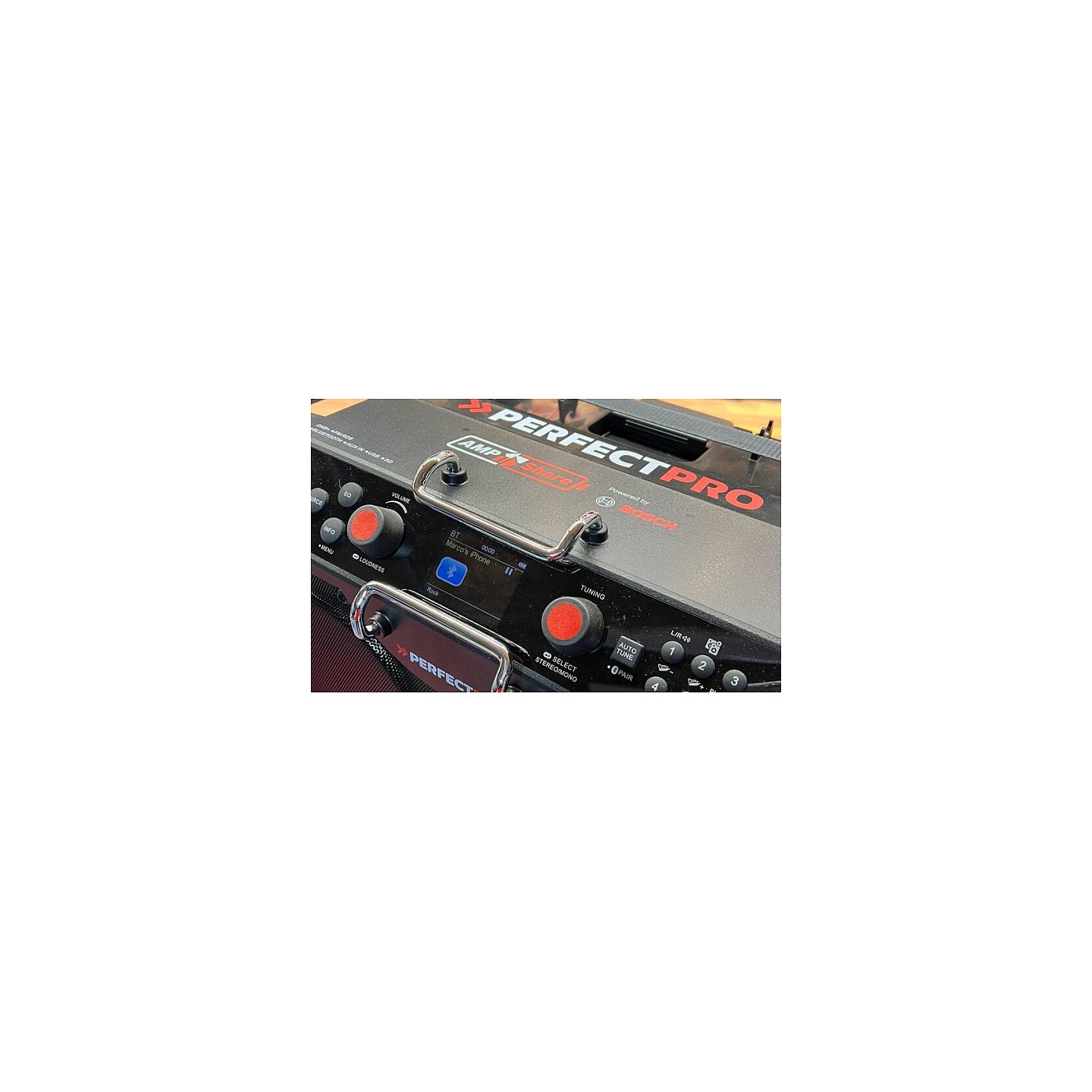 PerfectPro ROCKHART 18V Baustellenradio — Buy in Cyprus with Fast Delivery
