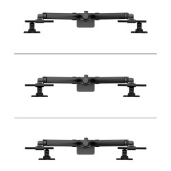 Neomounts DS65S-950BL2 Tischhalterung für 2 Monitore bis 86cm 34' 11KG Schwarz — Buy in Cyprus with Fast Delivery