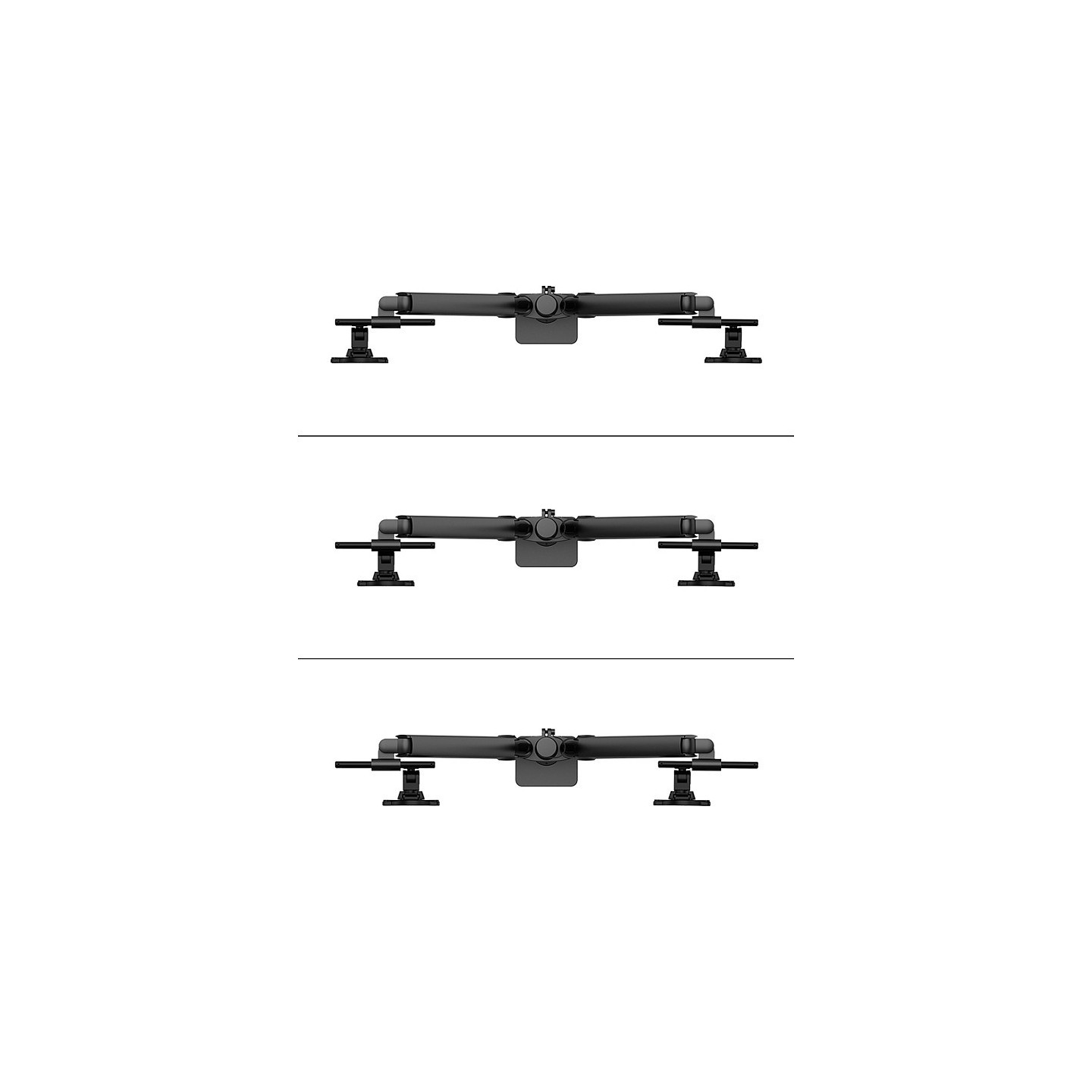 Neomounts DS65S-950BL2 Tischhalterung für 2 Monitore bis 86cm 34' 11KG Schwarz — Buy in Cyprus with Fast Delivery