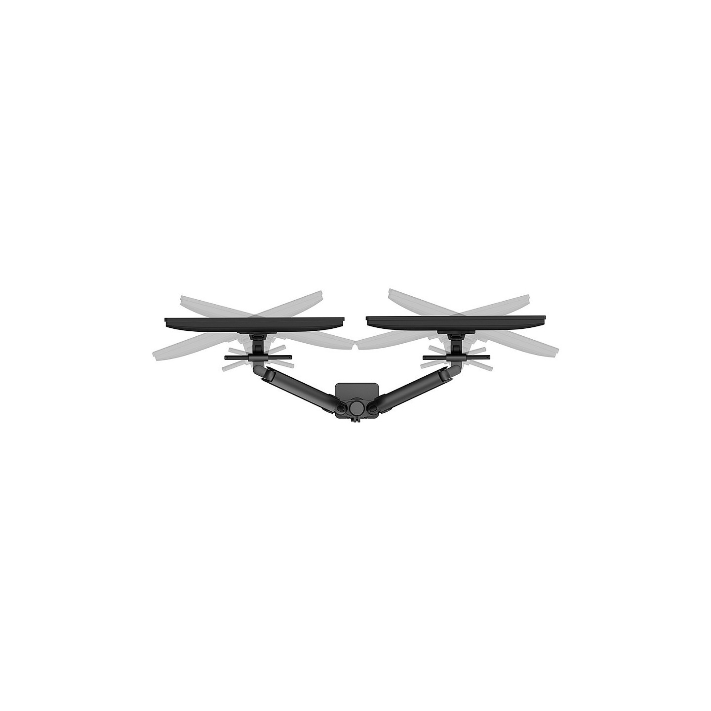 Neomounts DS65S-950BL2 Tischhalterung für 2 Monitore bis 86cm 34' 11KG Schwarz — Buy in Cyprus with Fast Delivery
