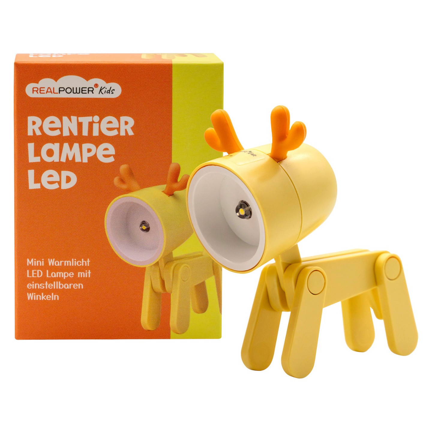 RealPower LED-Tier Taschenlampe Yellow deer — Buy in Cyprus with Fast Delivery