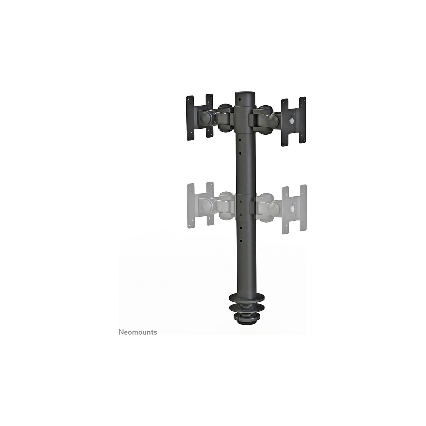 Tischhalterung für zwei Flachbildschirme bis 30' (76 cm) 10KG FPMA-D050DBLACK Neomounts — Buy in Cyprus with Fast Delivery