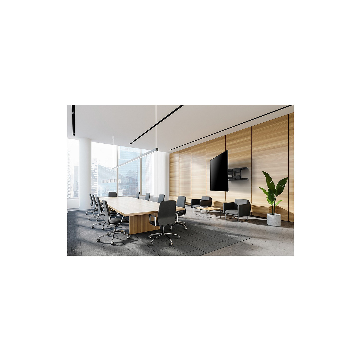 Neomounts WL40S-950BL18 bewegliche Wandhalterung für 55-110' Bildschirme - Schwarz — Buy in Cyprus with Fast Delivery