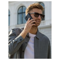 dbramante1928 Oslo Pro - Flip-Hlle fr Mobiltelefon - Polyurethan (PU). Kunststoff - Schwarz - fr Samsung Galaxy S24FE