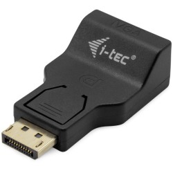 Buy i-tec DisplayPort to VGA Adapter - Black - DP (male) to VGA (female), 1080p@... in Cyprus, Nicosia, Limassol, Larnaka, Pafos