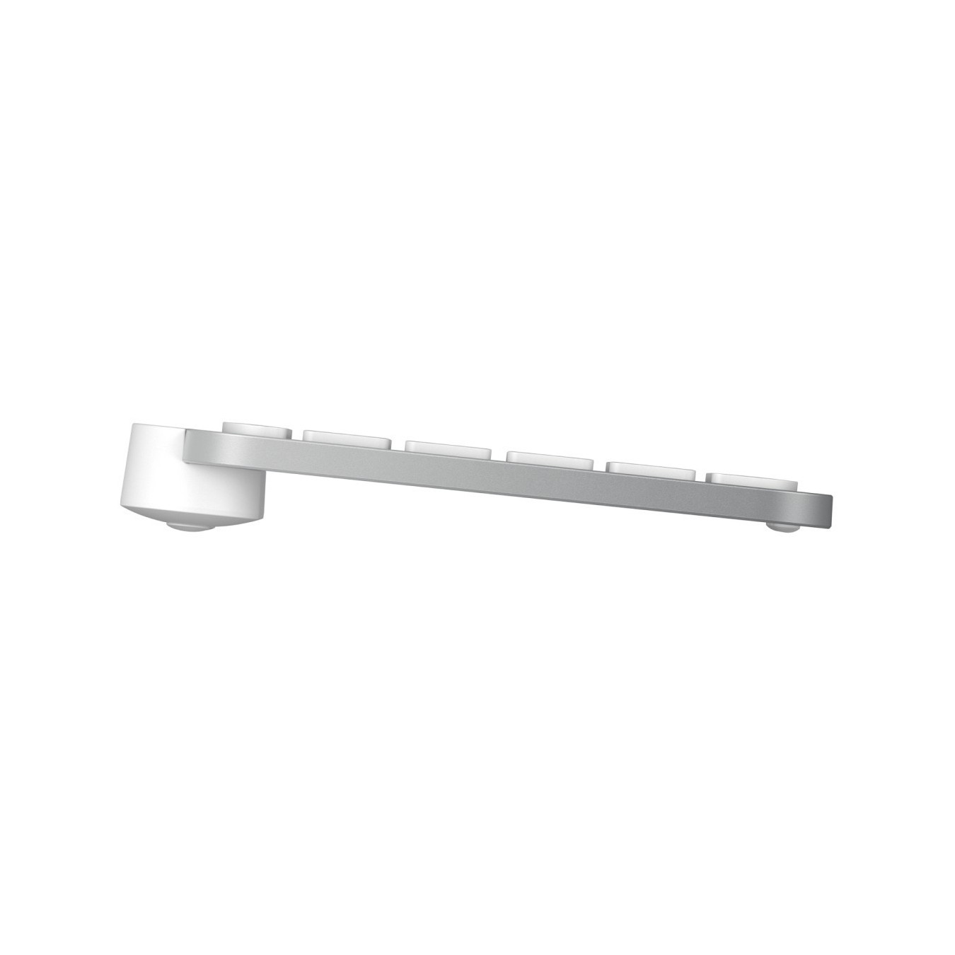 Logitech MX Keys S for Mac - MX Keys S - Wireless White Backlit Aluminium Full-Size Keyboard (Bluetooth + 2.4 GHz)