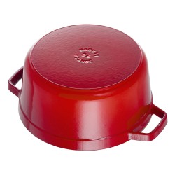 Staub La Cocotte 26cm rund. Kirsch-rot. Gusseisen — Buy in Cyprus with Fast Delivery