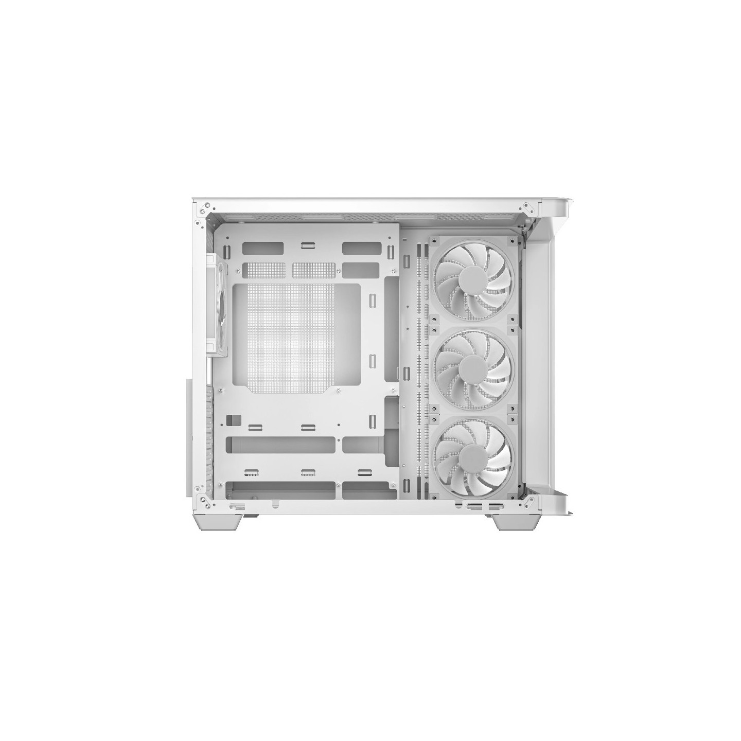 DeepCool CG530U 4F WH ATX Curved Glass Panoramic Case White - R-CG530U4FWH (Boxed) — Buy in Cyprus with Fast Delivery