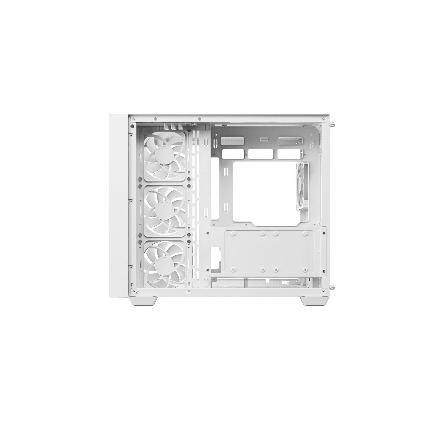 DeepCool CG530U 4F WH ATX Curved Glass Panoramic Case White - R-CG530U4FWH (Boxed) — Buy in Cyprus with Fast Delivery