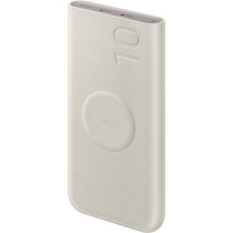 Samsung 10,000 mAh Power Bank - EB-U2510XUEGEU - 25W PD, Wireless Charging, Beige — Buy in Cyprus with Fast Delivery