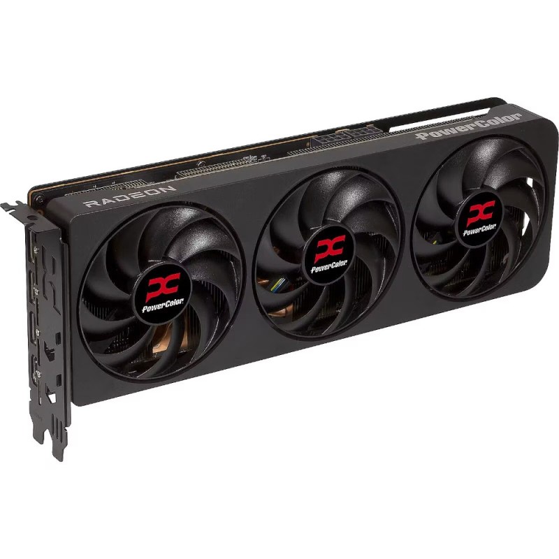 PowerColor Radeon Reaper RX 9070 XT - Black, 16GB GDDR6, 2970MHz Boost, PCIe 5.0 x16 (Boxed)