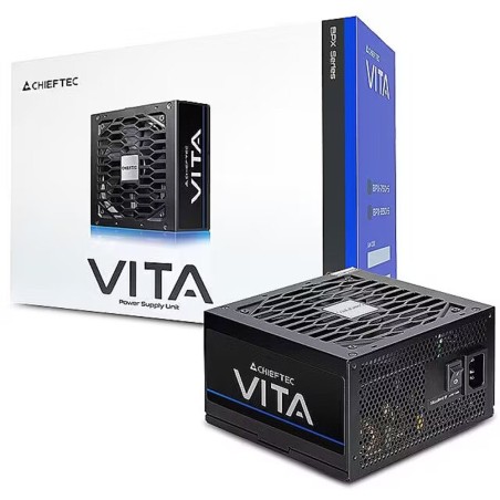 Chieftec Vita BPX-750-S - 750W 80 PLUS Bronze Non-Modular PSU, 120mm Silent Fan (Black) — Buy in Cyprus with Fast Delivery