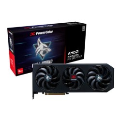 PowerColor Hellhound Radeon RX 9070 XT 16GB GDDR6 - PCIe 5.0 x16 RDNA 4 - RX9070XT 16G-L/OC (Boxed)