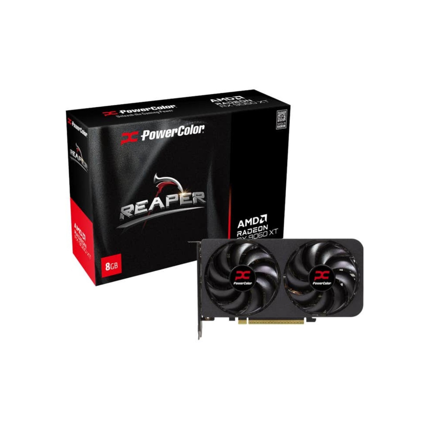 PowerColor Radeon Reaper RX 9060 XT Graphics Card – 16GB GDDR6 3230MHz | Armenius Store