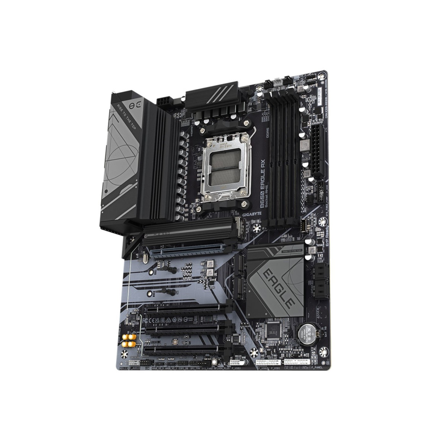 Gigabyte GA-B650 EAGLE AX - AM5 ATX Motherboard, DDR5, 4x DIMM (256GB), Wi-Fi 6E, 3x M.2, 4x SATA, Bluetooth 5.3 (Boxed)