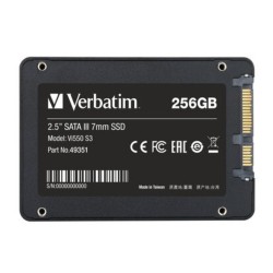 Verbatim Vi550 S3 256GB 2.5" SATA III Internal SSD - 520/460 MB/s - 49351 (Boxed) — Buy in Cyprus with Fast Delivery