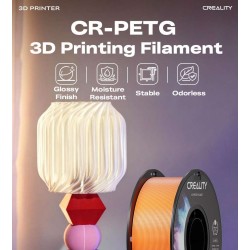 Buy Creality CR-PETG Transparent Blue 3D Printer Filament, Hard Glossy, Tensile Str. 49MPA, 1 kg Spool1. in Cyprus, Nicosia, Lim